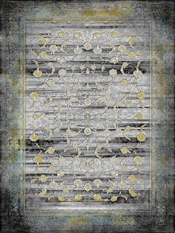 فرش 700 شانه وینتیج طلاکوب کد 5272 فردین